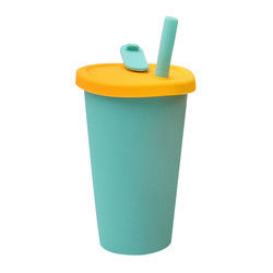 Hot Proof Portable Silicone Kids Cup For Tea Milk Juice 300ml 350ml
