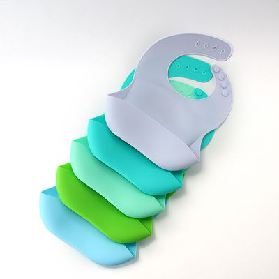 Comfortable Soft Personalized Silicone Bib Waterproof For Baby Drinking Eating