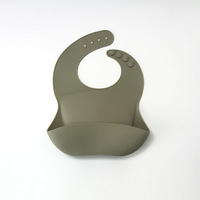 Comfortable Soft Personalized Silicone Bib Waterproof For Baby Drinking Eating