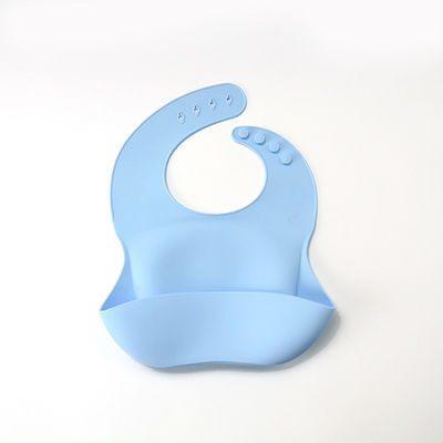 Comfortable Soft Personalized Silicone Bib Waterproof For Baby Drinking Eating