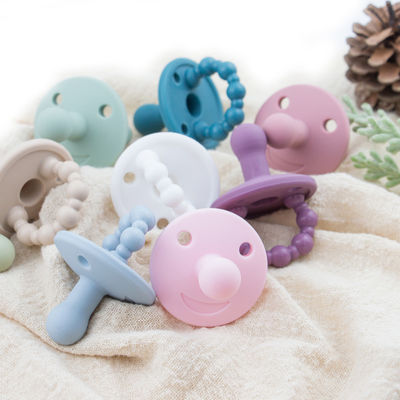 Cat Kitty Shape Silicone Pacifier Case  pouch holder For Baby Toddler Teething pacifiers