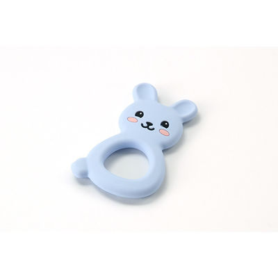 Montessori Silicone Teether Ring , Silicone Teething Toy For Children Newborn Infant