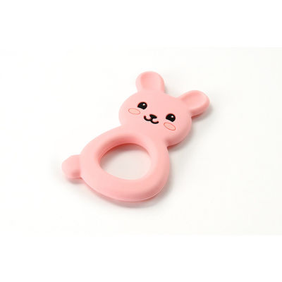 Montessori Silicone Teether Ring , Silicone Teething Toy For Children Newborn Infant