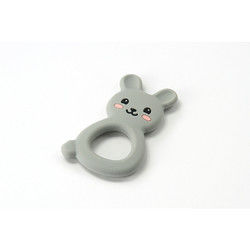 Animal Cat Kitten Silicone Baby Teether BPA Free For Toddler Teething