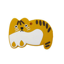 Animal Cat Kitten Silicone Baby Teether BPA Free For Toddler Teething