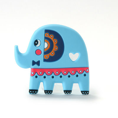 Elephant Food Grade Silicone Baby Teether BPA Free With Customize Logo