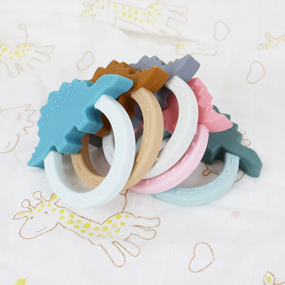 Colorful Silicone Baby Teether With Cartoon Animal Penguin Shape
