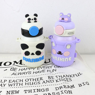 550ml Stainless Steel Thermos Cup With  Food Grade Silicone Cover