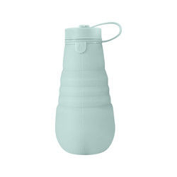 Outdoor Silicone Drink Bottle , Collapsible Water Bottle For Camping