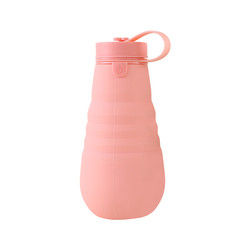 Outdoor Silicone Drink Bottle , Collapsible Water Bottle For Camping