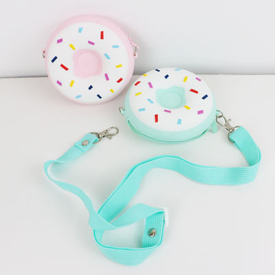 Mini Silicone Donut Shoulder Bag Waterproof Colorful Multi Functional