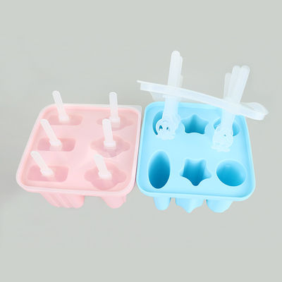 Family DIY Ice Cream Mold Tray With Food Grade Soft Silicone Material