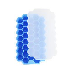 BPA Free Honeycomb Ice Cube Mold , Food Grade Rubber Ice Cube Trays