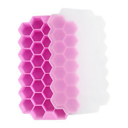 BPA Free Honeycomb Ice Cube Mold , Food Grade Rubber Ice Cube Trays