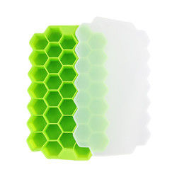 BPA Free Honeycomb Ice Cube Mold , Food Grade Rubber Ice Cube Trays