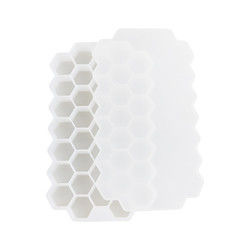 BPA Free Honeycomb Ice Cube Mold , Food Grade Rubber Ice Cube Trays