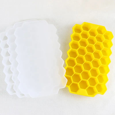 Food Grade Ice Cube Silicone Molds Trays BPA Free Honeycomb Shape 37 Cell