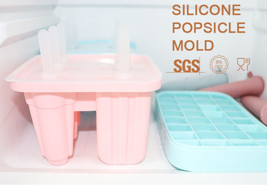 Ice Lolly Personalised Silicone Molds Sustainable With Panton Color