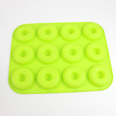 Mini Non Toxic Silicone Doughnut Moulds For Cupcake Muffin Making