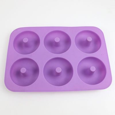 Mini Non Toxic Silicone Doughnut Moulds For Cupcake Muffin Making