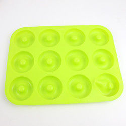 Mini Doughnut Silicone Mould , Food Grade Silicone Baking Tray