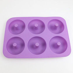 Mini Doughnut Silicone Mould , Food Grade Silicone Baking Tray