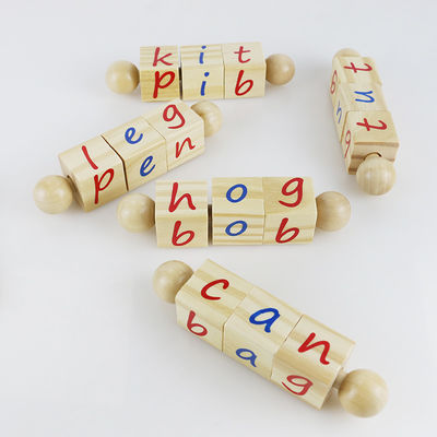 Alphabet Children Wooden Toys Blocks For Montessori Kindergarten Teaching