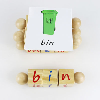 Alphabet Children Wooden Toys Blocks For Montessori Kindergarten Teaching