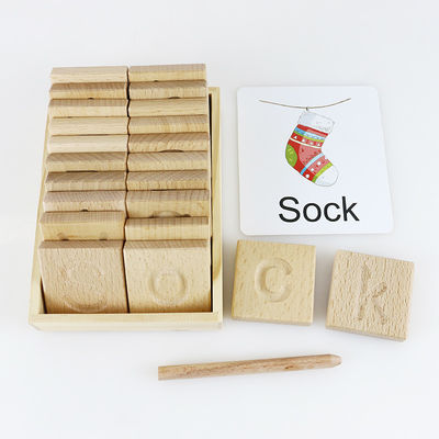 26 Alphabet Letters Children Wooden Toys Educational For Children Students