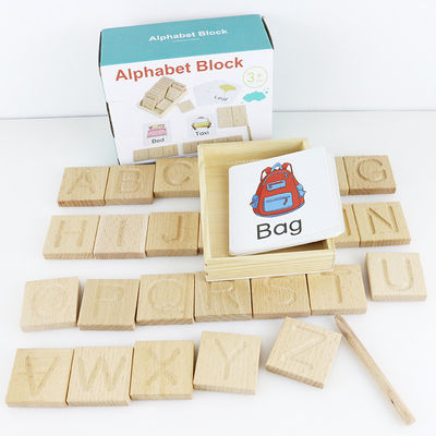 26 Alphabet Letters Children Wooden Toys Educational For Children Students