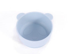 Cute Cartoon Desing Bear Panda Shape Baby Silicone Feeding Bowl Tasteless With Customize Logo