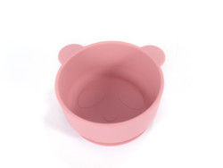 Cute Cartoon Desing Bear Panda Shape Baby Silicone Feeding Bowl Tasteless With Customize Logo