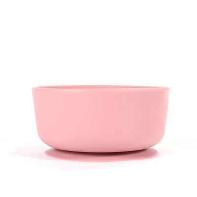 Cute Food Grade Silicone Bowl Set Waterproof For Baby Feeding