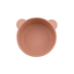 Cute Food Grade Silicone Bowl Set Waterproof For Baby Feeding