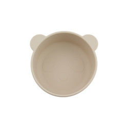 Cute Food Grade Silicone Bowl Set Waterproof For Baby Feeding
