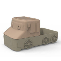 Cartoon Cute Silicone Suction Plate Car Shape For Baby Eating Food