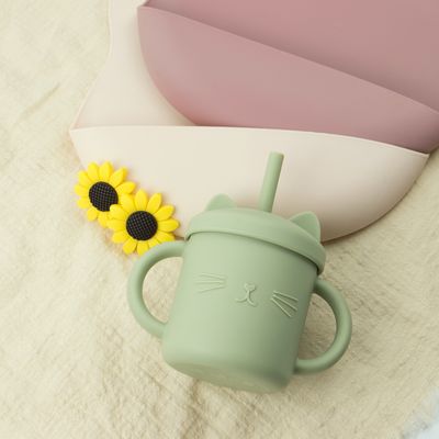 Toddler Feeding Silicone Baby Bib BPA Free Soft With Food Catcher