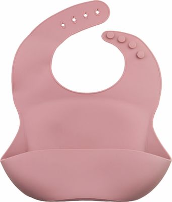 Customized Logo Silicone Baby Bib , Waterproof Feeding Bibs For Girls Boys