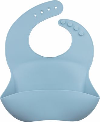 Adjustable Food Grade Silicone Baby Bib For Toddlers Feeding