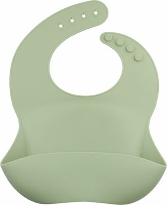 Adjustable Food Grade Silicone Baby Bib For Toddlers Feeding