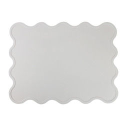 Baby Toddler Silicone Non Slip Table Mat With Custom Laser Logo Debossed Printing