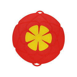 Multi Function Silicone Pot Cover Heat Resistant Anti Spill For Kitchen