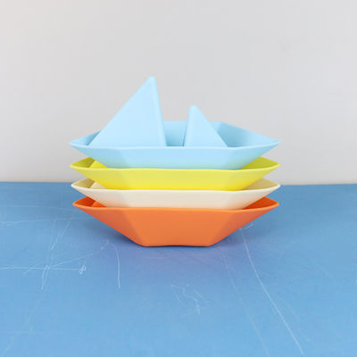 Floating Bath Silicone Boat Set Water Toys Bpa Free Food Grade