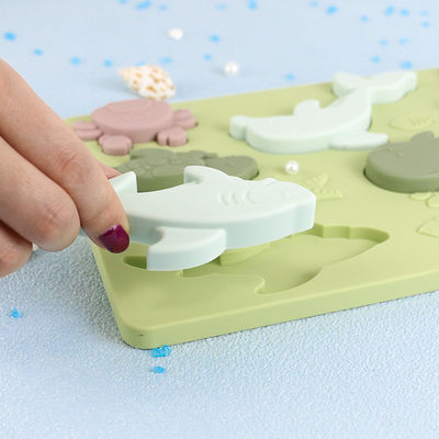 Ocean World Silicone Puzzle BPA Free Eco Friendly For Kids Education