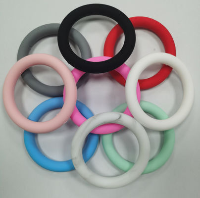 Wholesale PISSEN Silicone focal o  ring Beads for DIY keychains