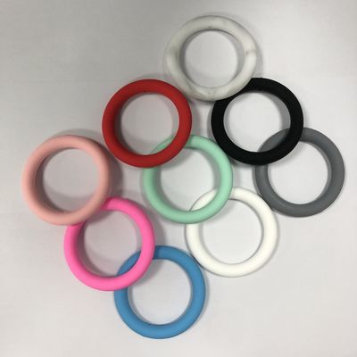Wholesale PISSEN Silicone focal o  ring Beads for DIY keychains