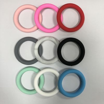 Wholesale PISSEN Silicone focal o  ring Beads for DIY keychains