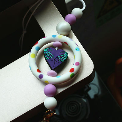 BSCI factory custom printed silicone focals Non-toxic Baby Beads BPA Free - Safe and Fun for Kids