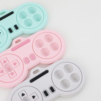 Baby Teething Products - Washable Various Colors custom cute cartoon player controller shape silicone teethers toys