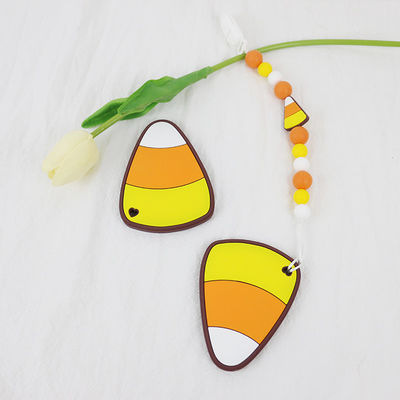 Soft And Flexible Silicone Teether for 0-36 Months Baby DIY silicone teether keychains for halloween